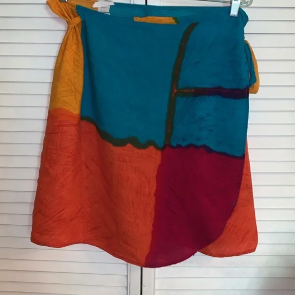 Sabi vintage gorgeous wrap skirt one size - Picture 1 of 7